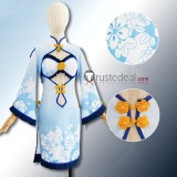 Nekopara Chocola and Vanilla Blue Pink Cheongsam Cosplay Costumes