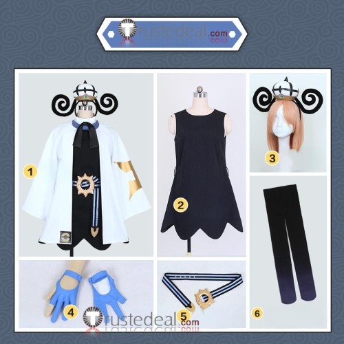 Pokemon Legends Z-A ZA Gwynn White Black Outfit Cosplay Costume 2