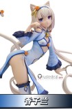 Nekopara Chocola and Vanilla Blue Pink Cheongsam Cosplay Costumes