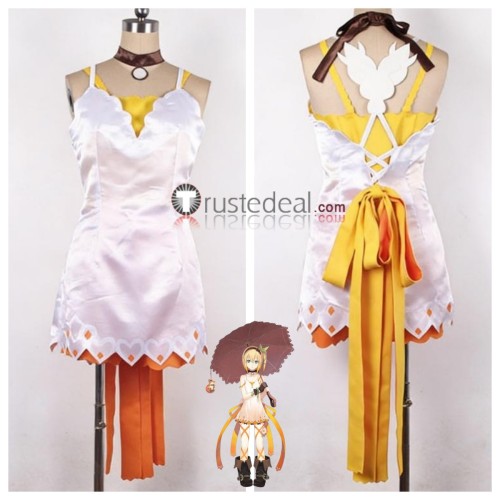 Tales of Zestiria Edna White Outfit Cosplay Costume Custom Size