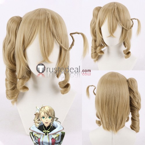 Tales Of Zestiria Alisha Difda Edna Sophie Laphicet Brown Purple Blonde Cosplay Wig