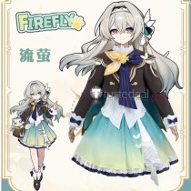 Honkai Star Rail Little Cat Series Firefly Cosplay Costume