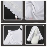 Magical Girl Witch Trials Mahou Shoujo no Majo Saiban Hikami Meruru White Cosplay Costume