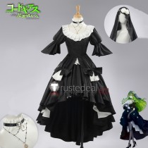 Code Geass C.C. Black Formal Dress Cosplay Costume