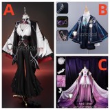 Genshin Impact Fest 2026 Arlecchino The Knave Wanderer Columbina Black Blue Pink Outfit Cosplay Costume