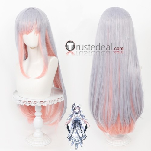 Magical Girl Witch Trials Mahou Shoujo no Majo Saiban Hikami Meruru Shitou Alisa Hasumi Leia Toono Hanna Grey Brown Blonde Cosplay Wig