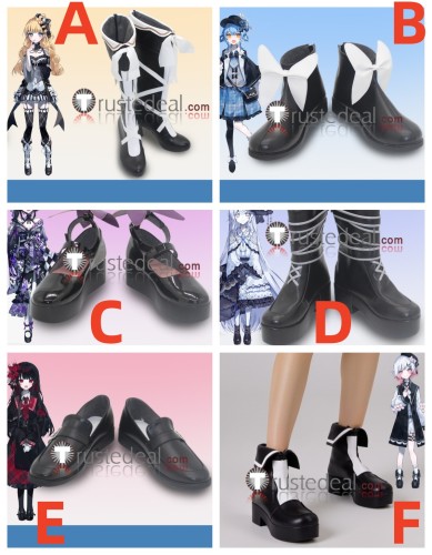 Magical Girl Witch Trials Mahou Shoujo no Majo Saiban Saeki Millia Tachibana Sherry Houshou Margo Yuki Tsukishiro Nikaido Hiro Sakuraba Emma Cosplay Shoes Boots