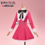 Variable Barricade Hibari Toujou Pink Uniform Cosplay Costume