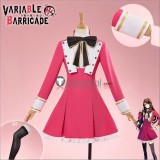 Variable Barricade Hibari Toujou Pink Uniform Cosplay Costume