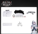 Magical Girl Witch Trials Mahou Shoujo no Majo Saiban Hikami Meruru White Cosplay Costume
