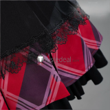 Magical Girl Witch Trials Mahou Shoujo no Majo Saiban Nikaido Hiro Red Black Uniform Cosplay Costume