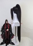 Limbus Company The Lord of Hongyuan Hong Lu Emil Sinclair Jia Qiu Vergilius Grey Black Blue Ponytail Styled Cosplay Wig