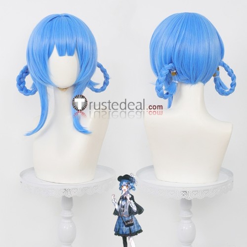 Magical Girl Witch Trials Mahou Shoujo no Majo Saiban Jogasaki Noah Natsume Tachibana Sherry White Blue Cosplay Wig