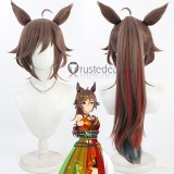 Uma Musume Pretty Derby Symboli Kris S Gran Alegria Mr. C.B. Super Creek Black Brown Cosplay Wigs