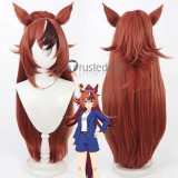 Uma Musume Pretty Derby Daiwa Scarlet Shinko Windy Cheval Grand Bubble Gum Fellow Brown Red Cosplay Wigs