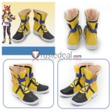 Uma Musume Pretty Derby Vodka Narita Taishin Bubble Gum Fellow Black Red Brown Yellow Cosplay Boots Shoes
