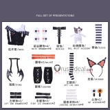 Magical Girl Witch Trials Mahou Shoujo no Majo Saiban Sawatari Coco Black Cosplay Costume