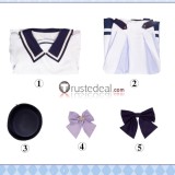 Uma Musume Pretty Derby Summer Blue White Winter Uniform Cosplay Costume