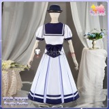 Uma Musume Pretty Derby Summer Blue White Winter Uniform Cosplay Costume