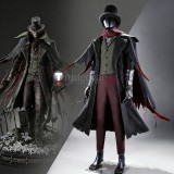 Bloodborne the First Hunter Gehrman Black Red Cosplay Costume