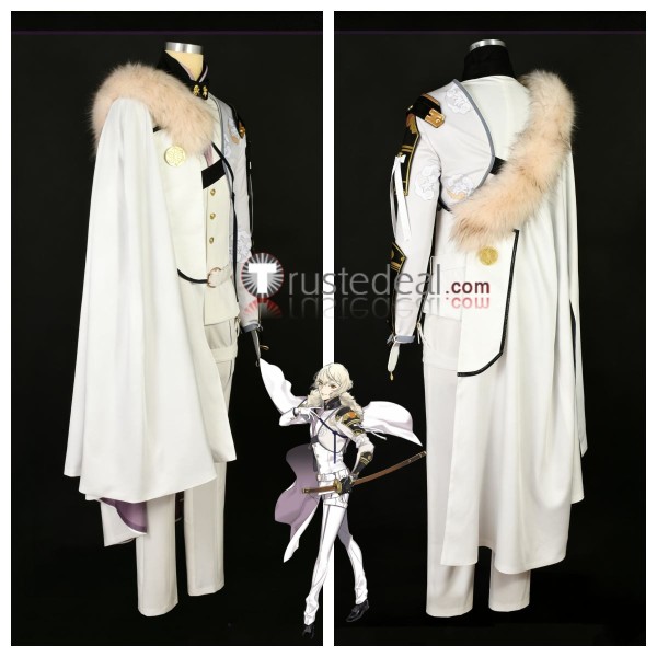 Touken Ranbu Higekiri Kiwame White Cosplay Costume