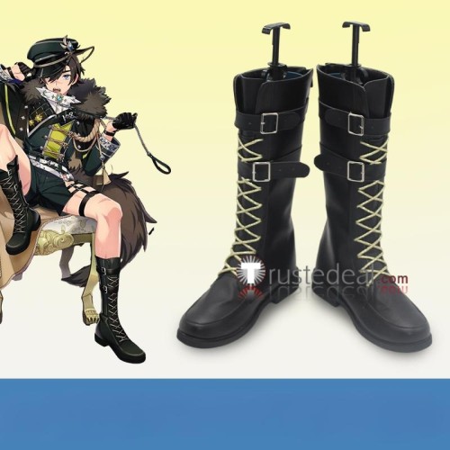 NU Carnival Garu Blade Maid Black White Cosplay Shoes Boots