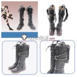 NU Carnival Garu Black Aster Pink Outfit Cosplay Costume