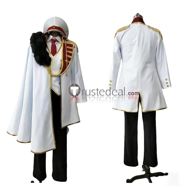 Touken Ranbu Higekiri Kiwame White Uniform Cosplay Costume Custom Size
