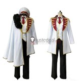 Touken Ranbu Higekiri Kiwame White Uniform Cosplay Costume Custom Size