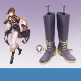 NU Carnival Rei Yakumo Olivine Black Purple Cosplay Shoes Boots