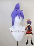 YuGiOh Jaden Yuki Celina Serena Purple Ponytail Orange Brown Styled Cosplay Wig