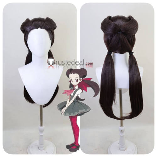 Pokemon Gym Leader Roxanne Brown Styled Cosplay Wig