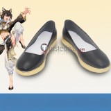 NU Carnival Garu Blade Maid Black White Cosplay Shoes Boots
