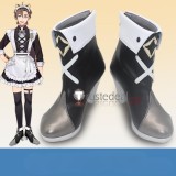 NU Carnival Eiden Maid Black White Cosplay Shoes Boots