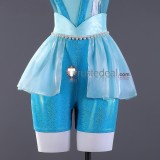 Winx Club Tecna Aisha Fairy Purple Blue Cosplay Costume