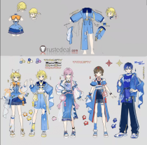 Vocaloid Magical Mirai 2025 Kagamine Rin Len Meiko Kaito Luka Cosplay Costume