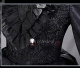 Elden Ring Nightreign The Revenant Darkness Skin Black Cosplay Costume