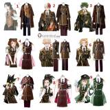 My Hero Academia Boku no Hero Academia Fumikage Shota Shoto Izuku Katsuki Denki Momo Ochaco Tsuyu Military Uniform Cosplay Costumes