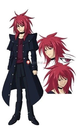 Cardfight Vanguard Suzugamori Ren Red Styled Cosplay Wig 70cm