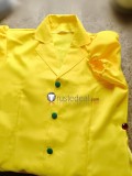 Kamikaze Kaitou Maron Kusakabe Jeanne d'Arc Yellow Green School Uniform Cosplay Costume