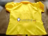 Kamikaze Kaitou Maron Kusakabe Jeanne d'Arc Yellow Green School Uniform Cosplay Costume