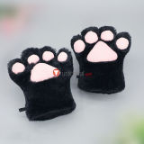 Anime Kawaii Cute Cat Neko Paw Furry Black White Gray Pink Gloves Cosplay Props