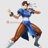 Street Fighter CHUN LI Brown Styled Cosplay Wig