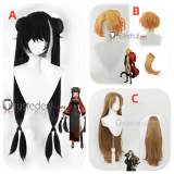Limbus Company Jia Xichun Black Don Quixote Sancho Rodion Brown Blonde Cosplay Wig