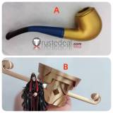 Limbus Company Der Freischutz F-01-69 Darkflame Smoking Pipe Jia Qiu Headpiece Hairpiece Hair Crown Cosplay Accessories