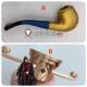 Limbus Company Der Freischutz F-01-69 Darkflame Smoking Pipe Jia Qiu Headpiece Hairpiece Hair Crown Cosplay Accessories