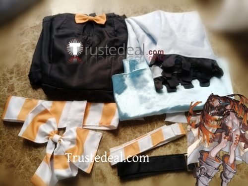 Gachiakuta Amo Empool Black Cosplay Costume
