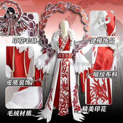 Limbus Company Tears of Tarnished Blood Hong Lu Red Cosplay Costume