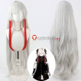 Vtuber Virtual YouTuber KAF Pink Silver Ponytail Cosplay Wig