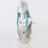 Vtuber Virtual YouTuber KAF Pink Silver Ponytail Cosplay Wig